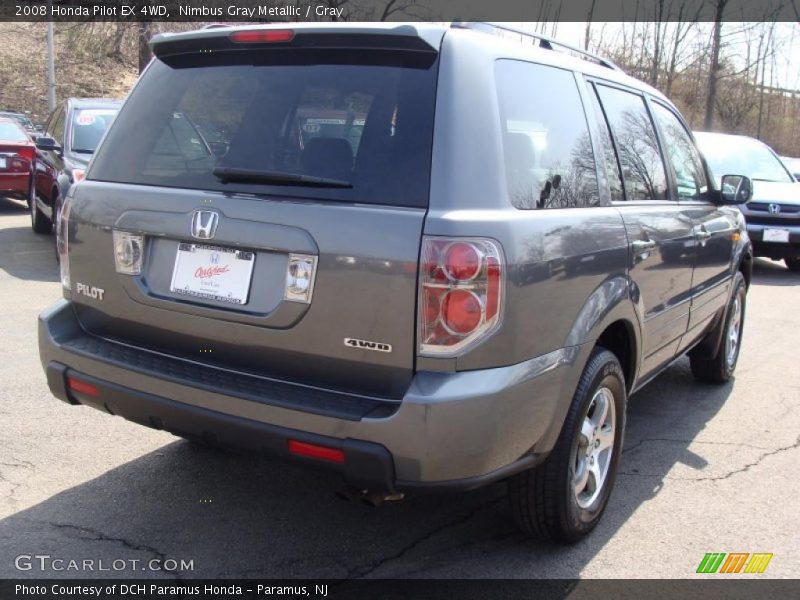 Nimbus Gray Metallic / Gray 2008 Honda Pilot EX 4WD