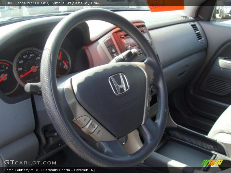 Nimbus Gray Metallic / Gray 2008 Honda Pilot EX 4WD