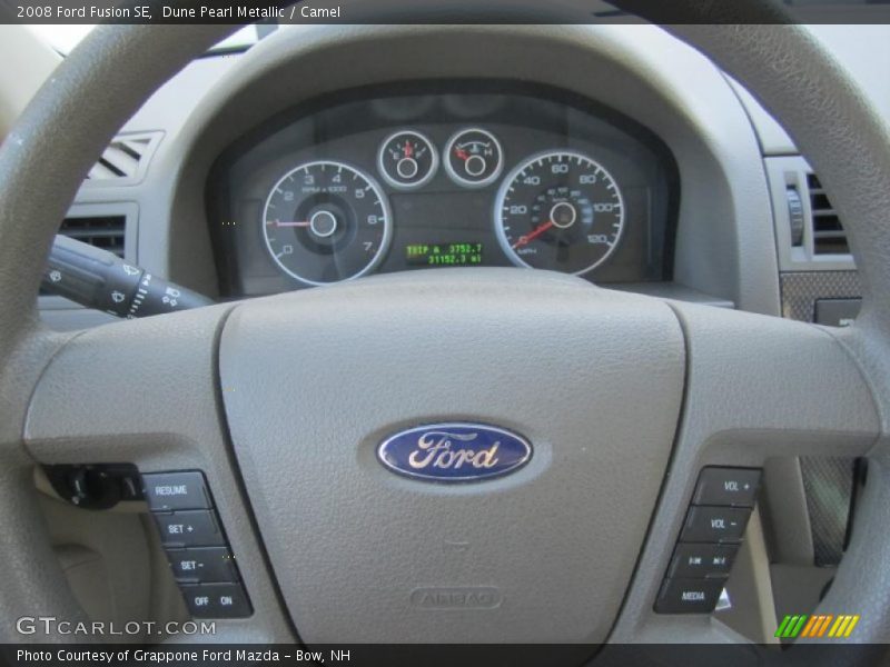 Dune Pearl Metallic / Camel 2008 Ford Fusion SE