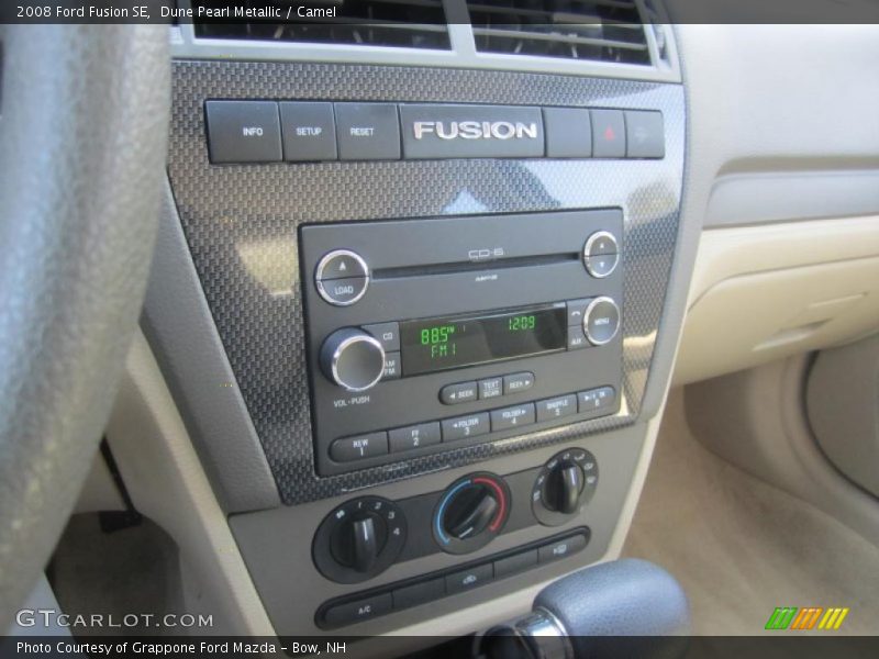 Dune Pearl Metallic / Camel 2008 Ford Fusion SE