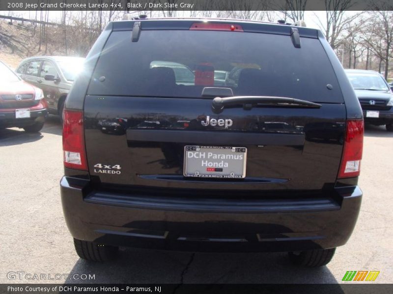 Black / Dark Slate Gray 2008 Jeep Grand Cherokee Laredo 4x4