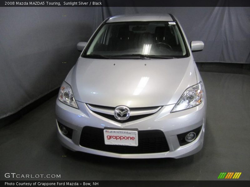 Sunlight Silver / Black 2008 Mazda MAZDA5 Touring