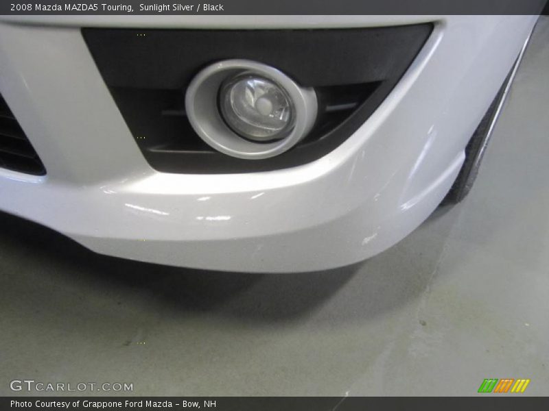 Sunlight Silver / Black 2008 Mazda MAZDA5 Touring