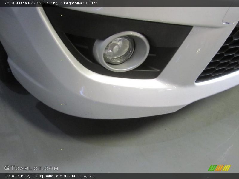 Sunlight Silver / Black 2008 Mazda MAZDA5 Touring