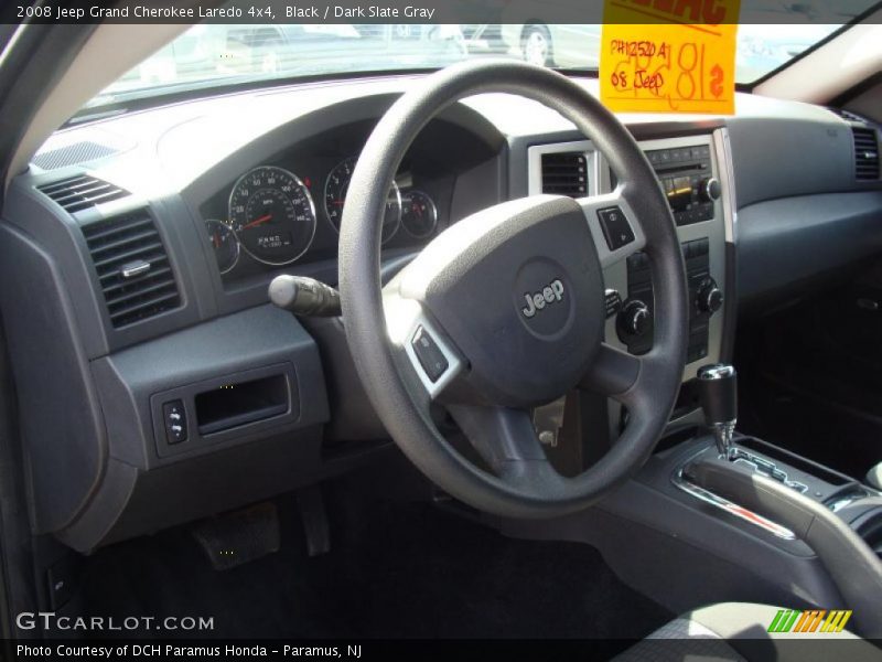 Black / Dark Slate Gray 2008 Jeep Grand Cherokee Laredo 4x4