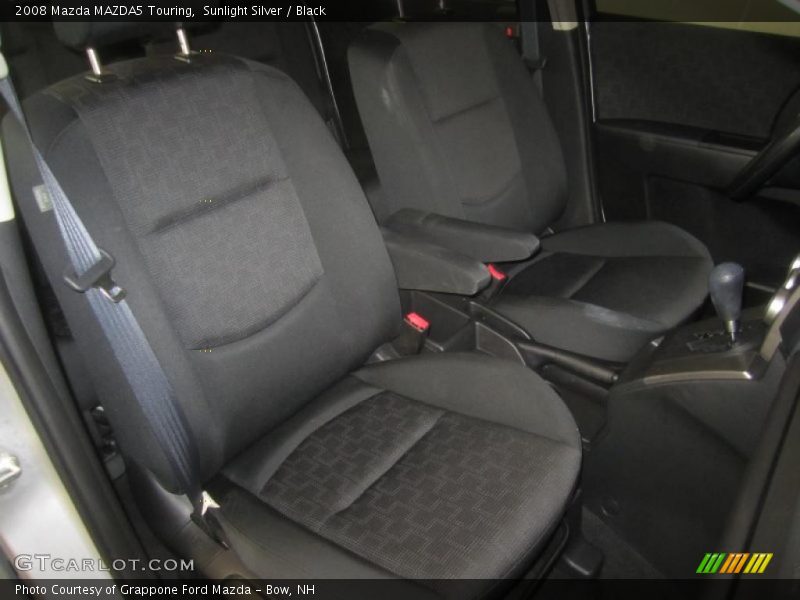 Sunlight Silver / Black 2008 Mazda MAZDA5 Touring