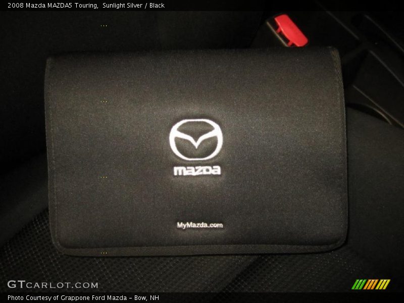 Sunlight Silver / Black 2008 Mazda MAZDA5 Touring