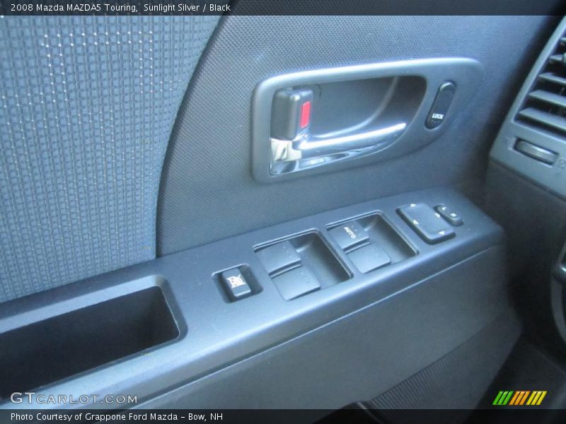 Sunlight Silver / Black 2008 Mazda MAZDA5 Touring