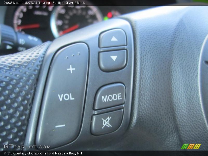 Sunlight Silver / Black 2008 Mazda MAZDA5 Touring