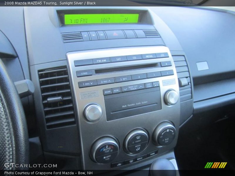 Sunlight Silver / Black 2008 Mazda MAZDA5 Touring