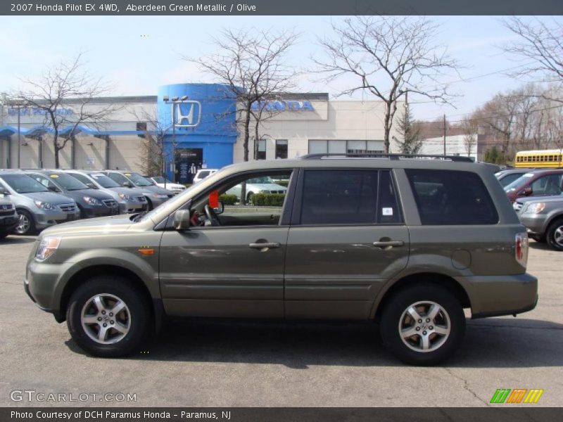 Aberdeen Green Metallic / Olive 2007 Honda Pilot EX 4WD