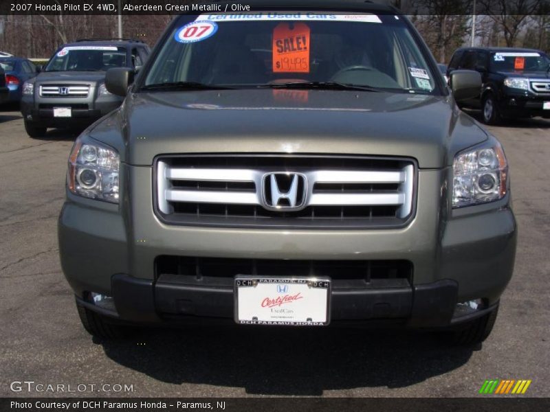 Aberdeen Green Metallic / Olive 2007 Honda Pilot EX 4WD