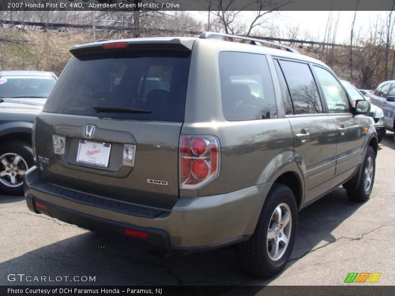 Aberdeen Green Metallic / Olive 2007 Honda Pilot EX 4WD