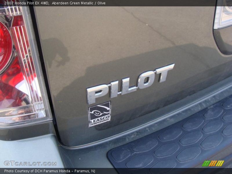 Aberdeen Green Metallic / Olive 2007 Honda Pilot EX 4WD