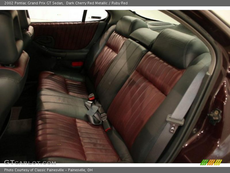 Dark Cherry Red Metallic / Ruby Red 2002 Pontiac Grand Prix GT Sedan