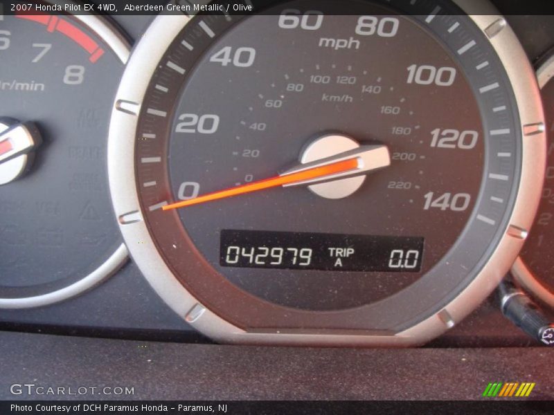 Aberdeen Green Metallic / Olive 2007 Honda Pilot EX 4WD