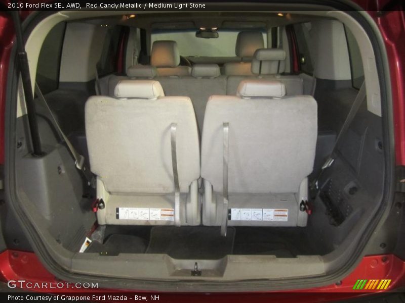 Red Candy Metallic / Medium Light Stone 2010 Ford Flex SEL AWD