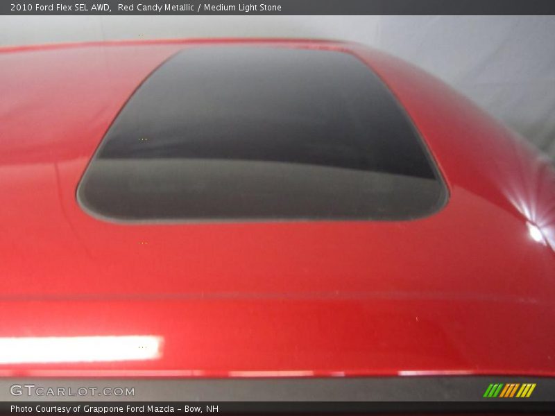 Red Candy Metallic / Medium Light Stone 2010 Ford Flex SEL AWD