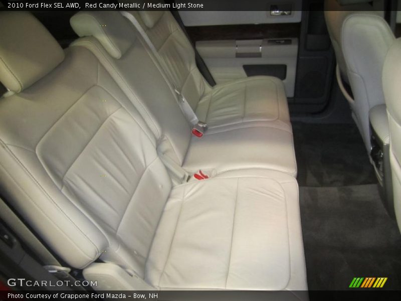 Red Candy Metallic / Medium Light Stone 2010 Ford Flex SEL AWD