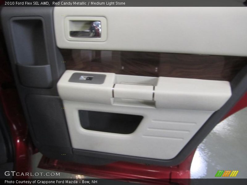 Red Candy Metallic / Medium Light Stone 2010 Ford Flex SEL AWD