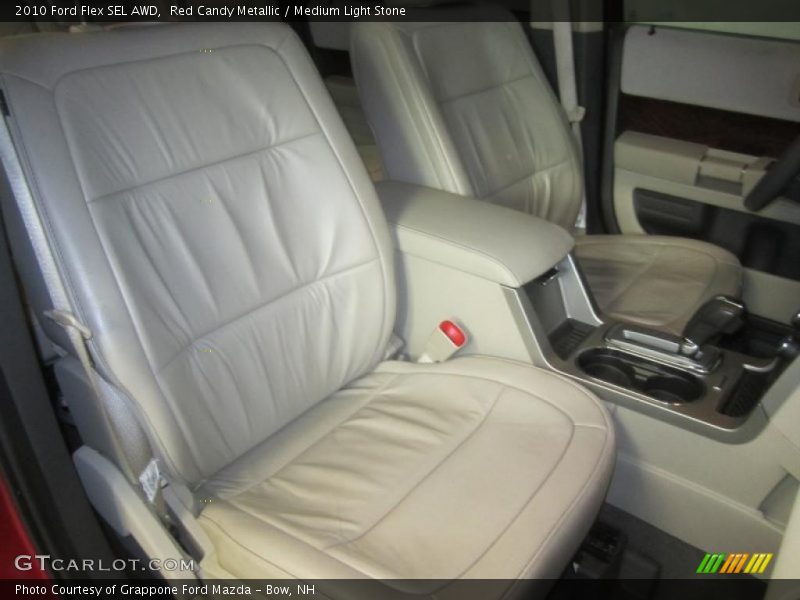 Red Candy Metallic / Medium Light Stone 2010 Ford Flex SEL AWD
