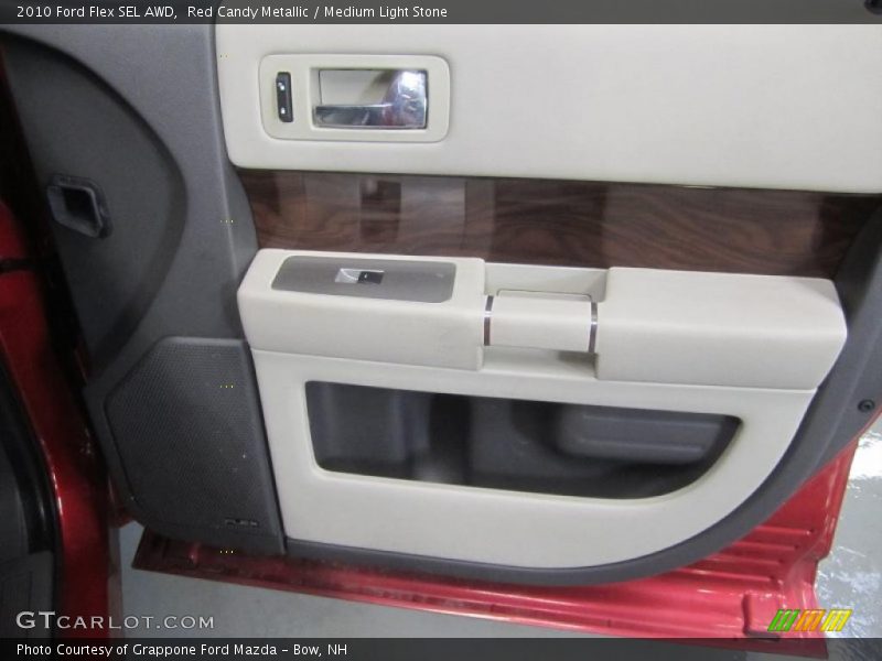 Red Candy Metallic / Medium Light Stone 2010 Ford Flex SEL AWD