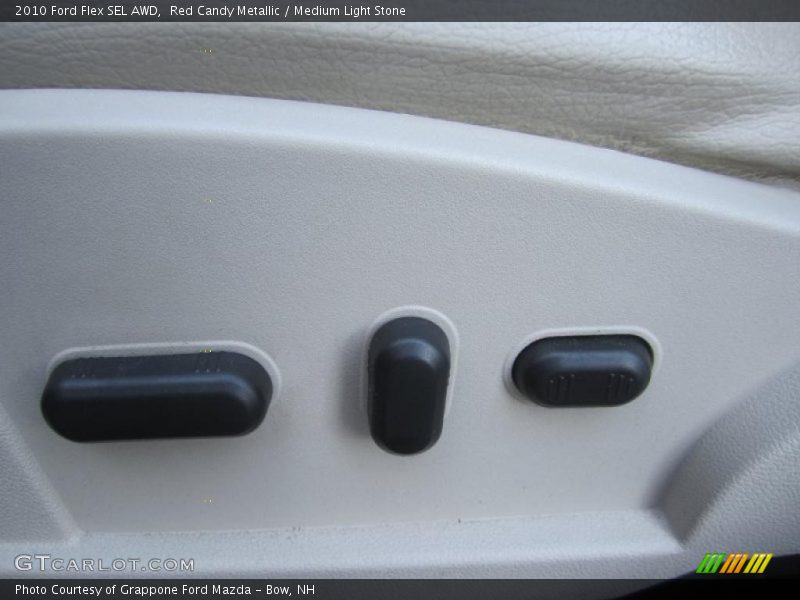 Red Candy Metallic / Medium Light Stone 2010 Ford Flex SEL AWD