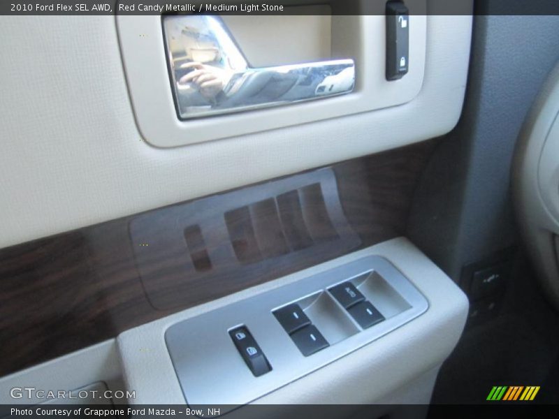 Red Candy Metallic / Medium Light Stone 2010 Ford Flex SEL AWD