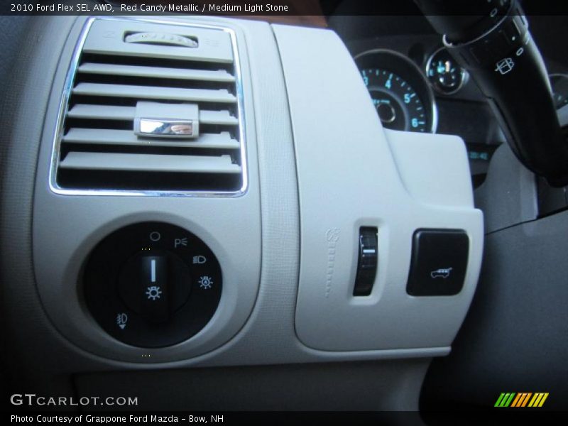 Red Candy Metallic / Medium Light Stone 2010 Ford Flex SEL AWD