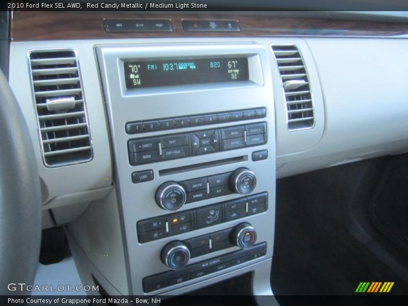 Red Candy Metallic / Medium Light Stone 2010 Ford Flex SEL AWD