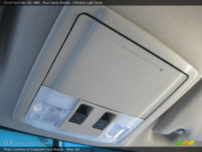 Red Candy Metallic / Medium Light Stone 2010 Ford Flex SEL AWD