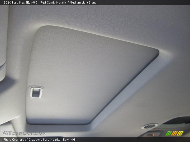 Red Candy Metallic / Medium Light Stone 2010 Ford Flex SEL AWD