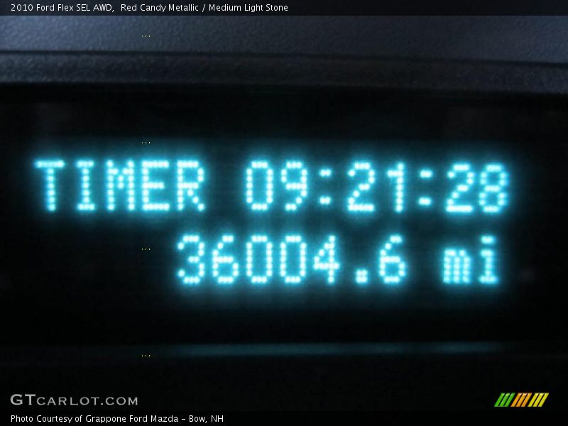 Red Candy Metallic / Medium Light Stone 2010 Ford Flex SEL AWD