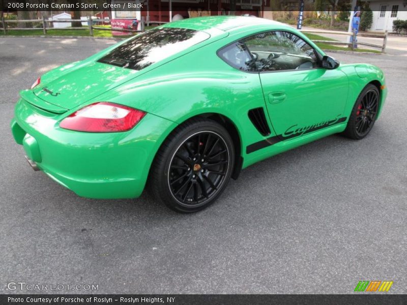 Green / Black 2008 Porsche Cayman S Sport