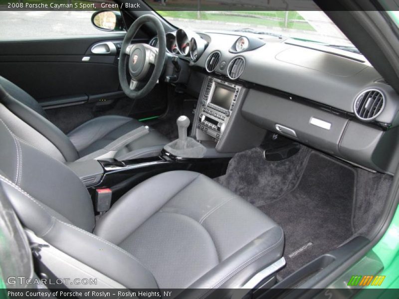  2008 Cayman S Sport Black Interior