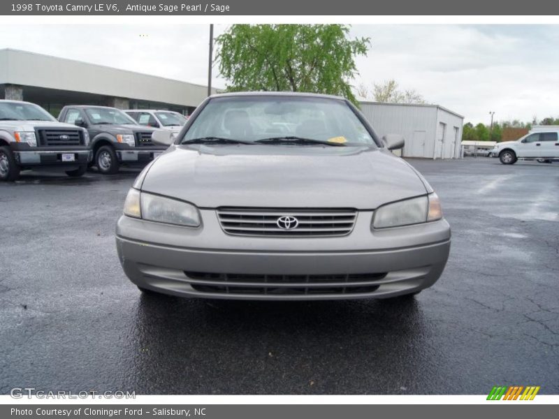 Antique Sage Pearl / Sage 1998 Toyota Camry LE V6