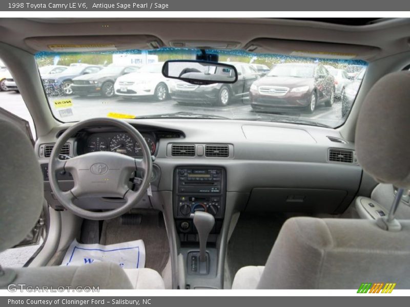 Antique Sage Pearl / Sage 1998 Toyota Camry LE V6