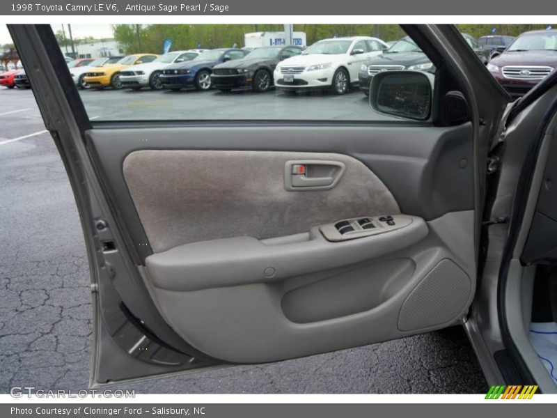 Antique Sage Pearl / Sage 1998 Toyota Camry LE V6