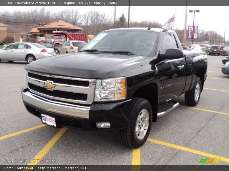 Black / Ebony 2008 Chevrolet Silverado 1500 LT Regular Cab 4x4