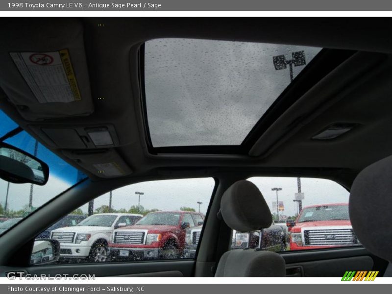 Antique Sage Pearl / Sage 1998 Toyota Camry LE V6