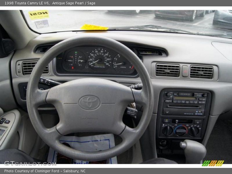Antique Sage Pearl / Sage 1998 Toyota Camry LE V6