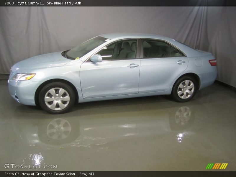 Sky Blue Pearl / Ash 2008 Toyota Camry LE