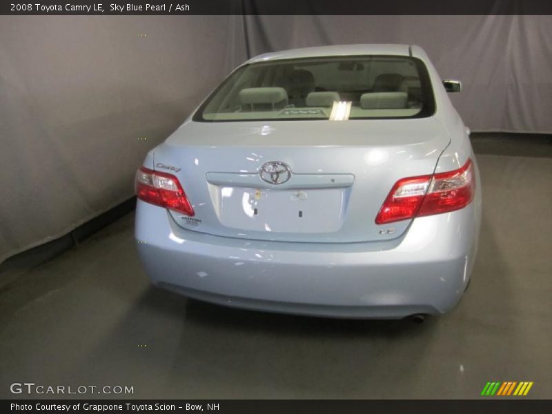Sky Blue Pearl / Ash 2008 Toyota Camry LE