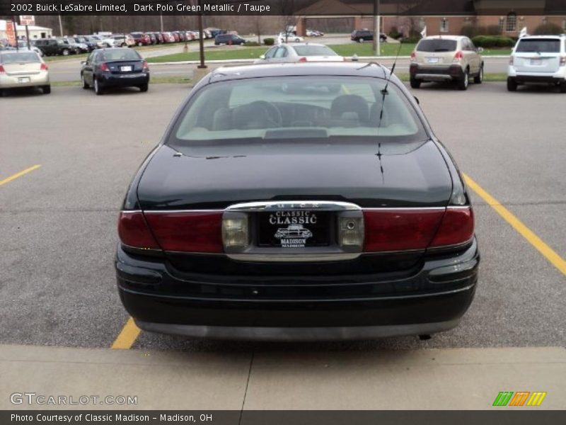 Dark Polo Green Metallic / Taupe 2002 Buick LeSabre Limited