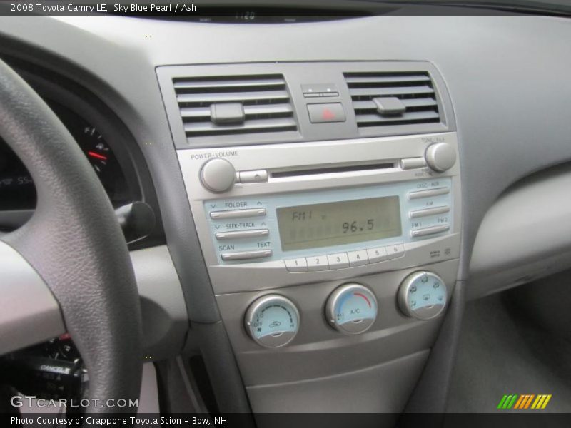 Sky Blue Pearl / Ash 2008 Toyota Camry LE