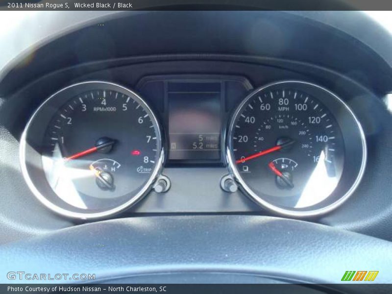 Wicked Black / Black 2011 Nissan Rogue S