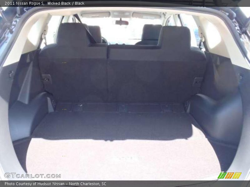 Wicked Black / Black 2011 Nissan Rogue S