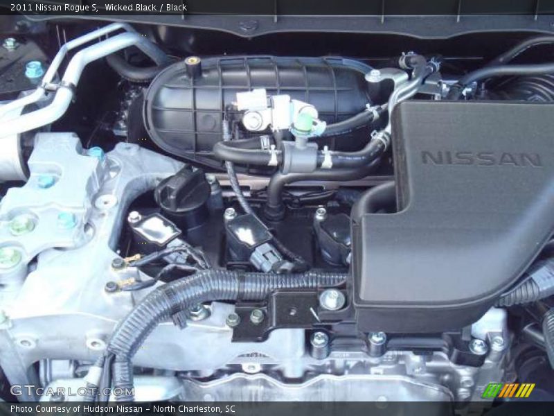 Wicked Black / Black 2011 Nissan Rogue S