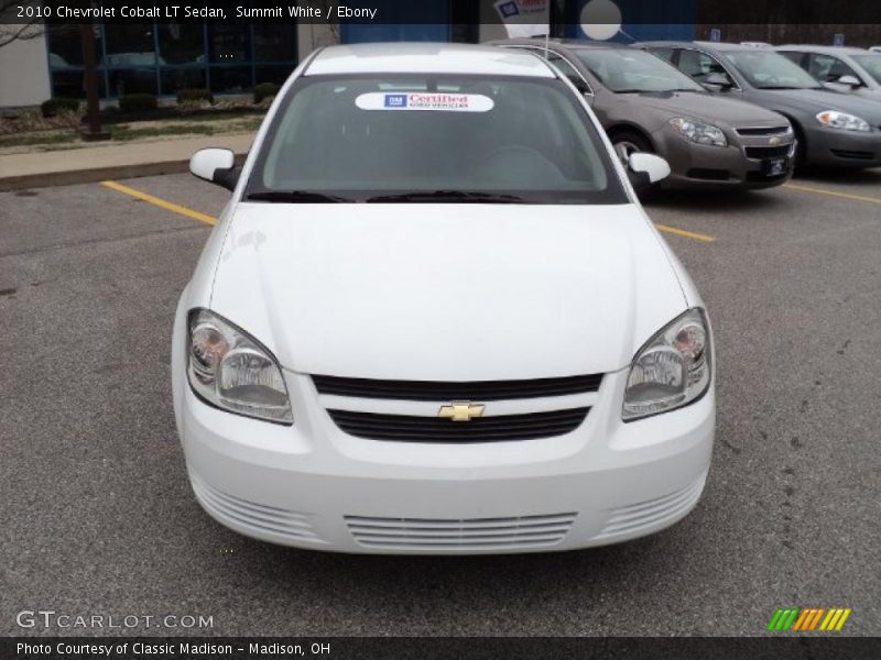 Summit White / Ebony 2010 Chevrolet Cobalt LT Sedan