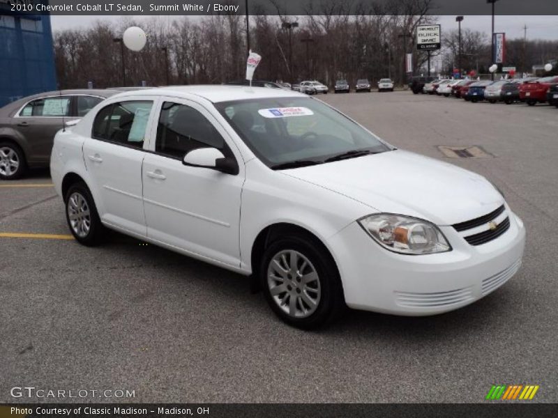 Summit White / Ebony 2010 Chevrolet Cobalt LT Sedan